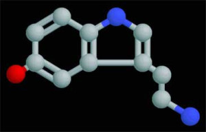 Molecola di serotonina