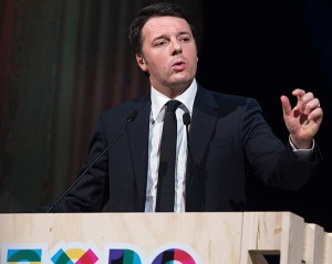Il Presidente del Consiglio Matteo Renzi interviene a Milano a "Le idee di Expo 2015”. Foto: Tiberio Barchielli; Video: Filippo Attili